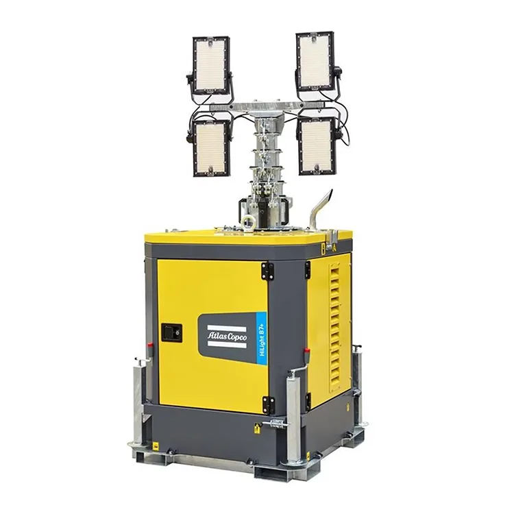 ​Какви основни предимства носи Atlas Copco LED осветителна кула Hilight за проекти за строителство и осветление за събития?